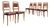 Vintage Dining Chairs with Beech Frame, 1950s, Set of 6 For Sale