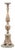 Lacquered Candlestick with Marble Base For Sale