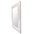 Tribal Vintage Large White Umbuka Carved Mirror For Sale - Image 3 of 8