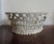 19th Century French Luneville Pottery Reticulated Centerpiece Basket Bowl in White & Gold For Sale - Image 4 of 11