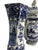 Vintage Three-Piece Windmill Garniture Set in the style of Boch Delft, 20th Century, 1950s, Set of 3 For Sale - Image 4 of 8