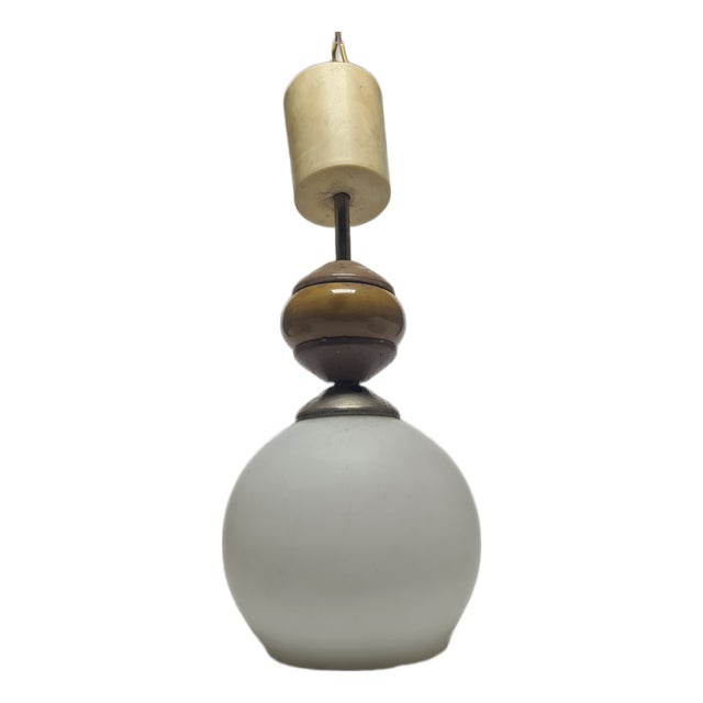 Postmodern Communist Pendant Lamp, Poland, 1970s For Sale