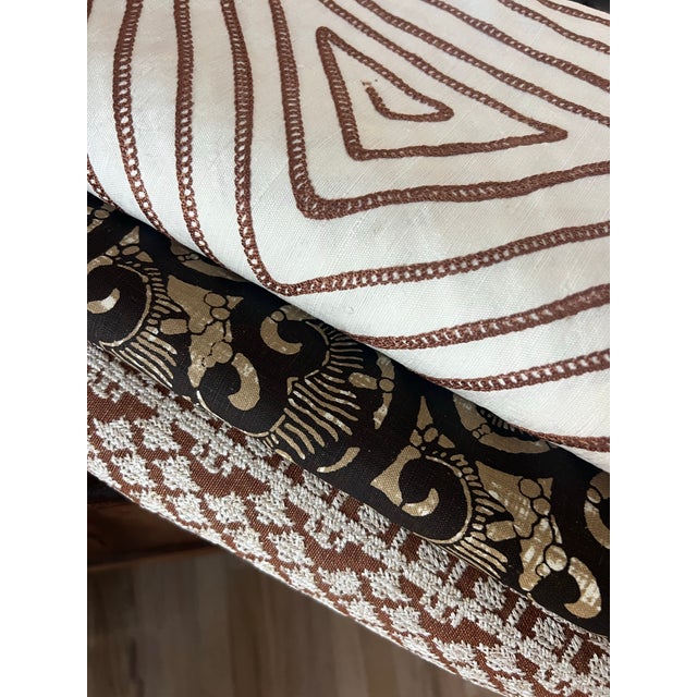 Pierre Frey Tonga Silk Matka Fabric - 3 Yards For Sale - Image 9 of 9