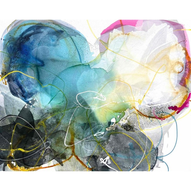 Liz Barber, Shadow Blooms 3, 2023, Canvas Painting For Sale - Image 10 of 10