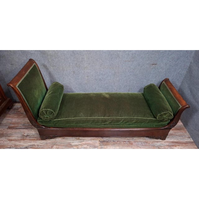 19th Century Mahogany Chaise Lounge For Sale - Image 6 of 11
