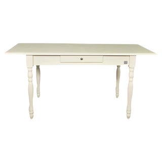 Table with Brushed Spruce Extensions For Sale