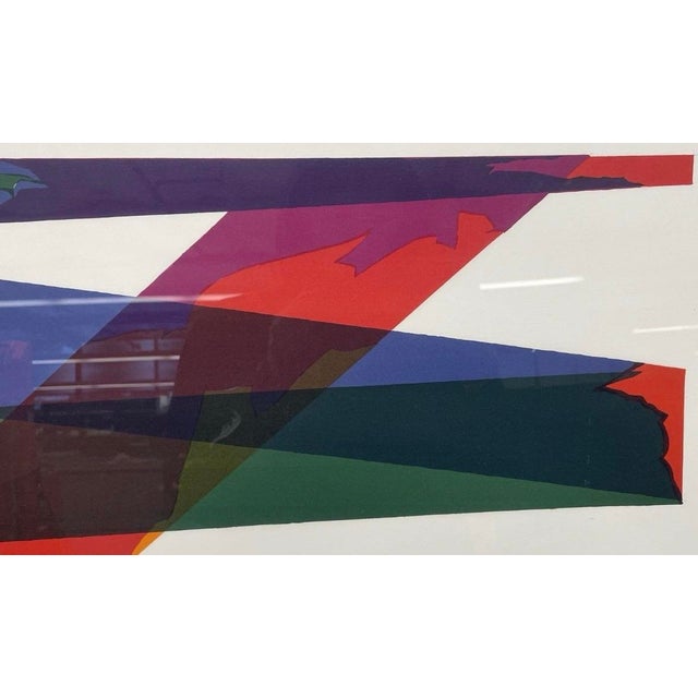 1960s Piero Dorazio Signed 1969 Limited Edition 56/80 Abstract Color Serigraph – Framed For Sale - Image 5 of 7