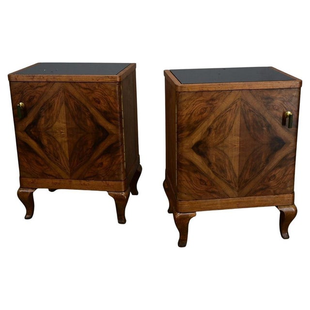 Art Deco Bedside Tables, Czechoslovakia, Set of 2 For Sale - Image 17 of 17