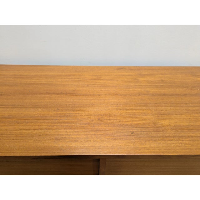 Danish Modern Mid Century Teak Dresser Dyrlund For Sale - Image 9 of 11