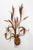 Hollywood Regency Large Florentine Regency Wall Lamp with Ears of Wheat by Hans Kögl, 1970s For Sale - Image 3 of 9