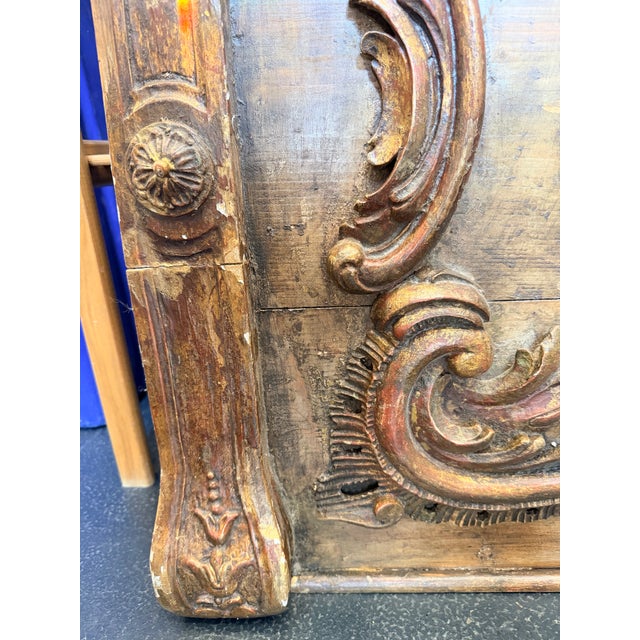 Camel 19th Century French Rococo Trumeau Panel For Sale - Image 8 of 12