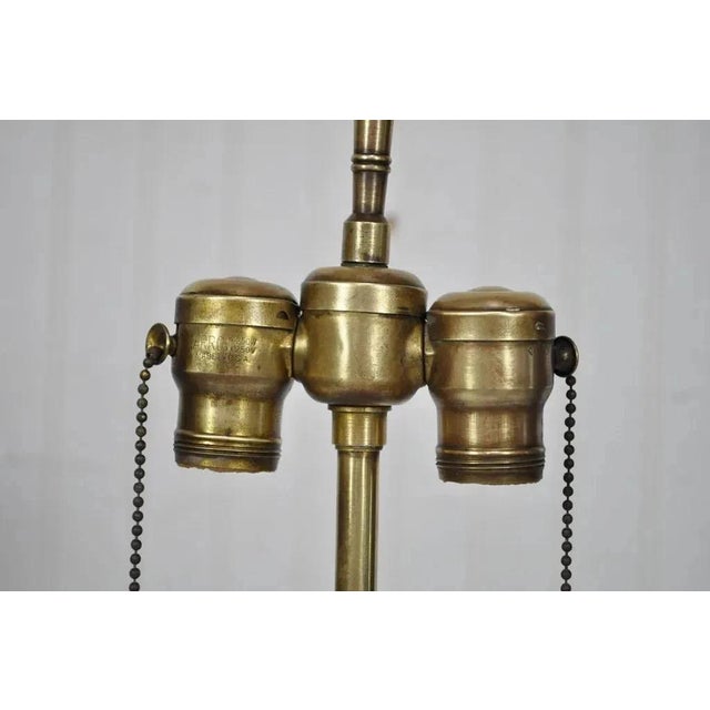 Vintage French Empire Style Small Bronze Urn Form Boudoir Vanity Desk Table Lamp For Sale In Philadelphia - Image 6 of 10