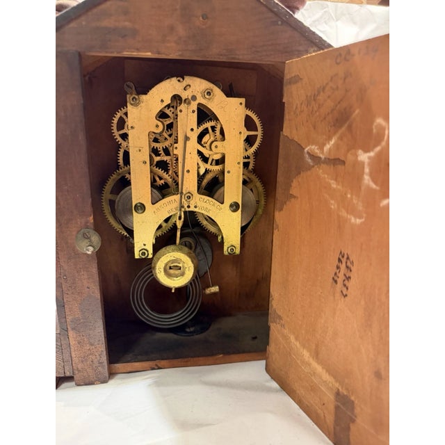 Victorian Antique Ansonia Mantel Clock -“Turkey” Model For Sale - Image 3 of 9