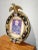 Vintage Picture W British Gentleman W Ceramic Frame & Eagle Motif & Stars For Sale - Image 4 of 12