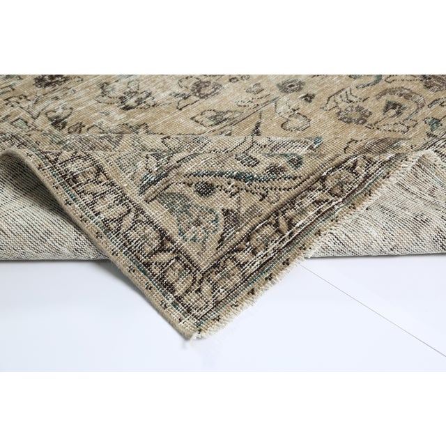 Vintage Hand Knotted All Over Design Tribal Area Rug -9' 1'' X 12' 1'' For Sale - Image 9 of 10
