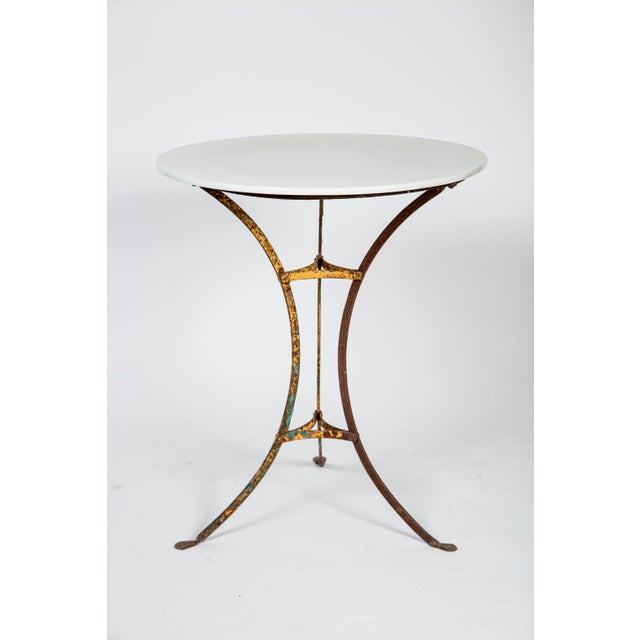 Antique Iron Garden Table, Arras, France, Circa 1900 For Sale In New York - Image 6 of 7