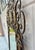 Metal Handmade Vintage Ornate Labarge Iron and Brass Gilt Large Mirror For Sale - Image 7 of 9