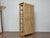 Brown 19th Century English Pine Glass Door Cabinet with Painted Interior For Sale - Image 8 of 8