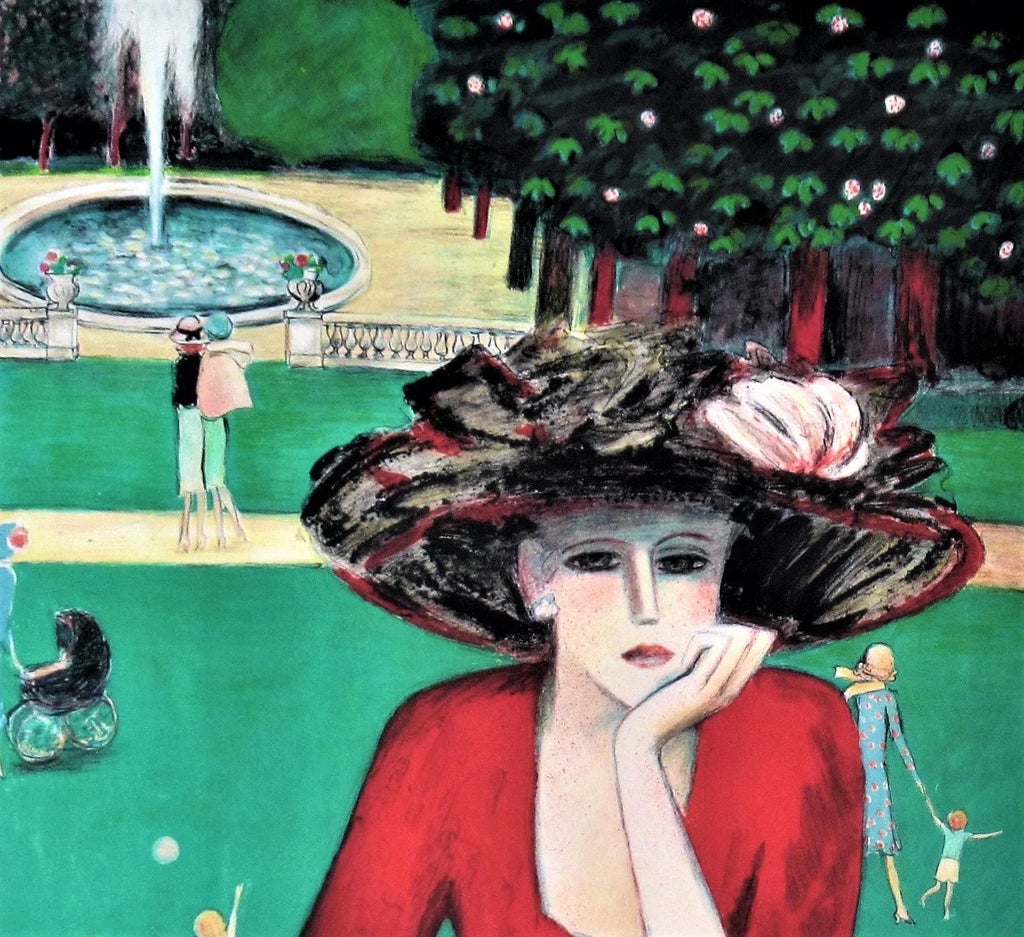 Jean-Pierre Cassigneul 女性像 リトグラフ E.A. Jean-Pierre Cassigneul, 