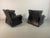 Black Viola dAmore Lounge Chairs in Dolphin Grey Leather with Hocker by Piero De Martini from Cassina, Italy, 1970s, Set of 2 For Sale - Image 8 of 18