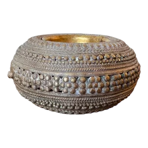 Antique Omani Bedouin Bronze Dish Ashtray or Catchall