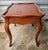 20th Century HandCrafted Solid Cherry Serpentine Low Side Table For Sale In Washington DC - Image 6 of 7