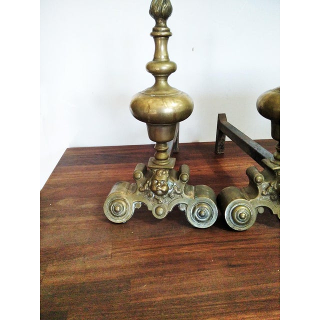Antique Andirons from Casa Señorial, Set of 2 For Sale - Image 10 of 15
