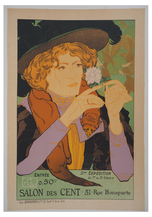 Georges De Feure, Salon Des Cent, 1895, Original Lithograph