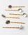 Bauhaus Spoons in Silver and Gilding from Gucci, 1970s, Set of 6 For Sale - Image 6 of 10