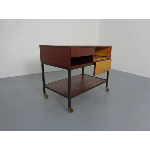 Rollable Chest with Drawer by Herbert Hirche for Christian Holzäpfel, Germany, 1950s For Sale - Image 4 of 17