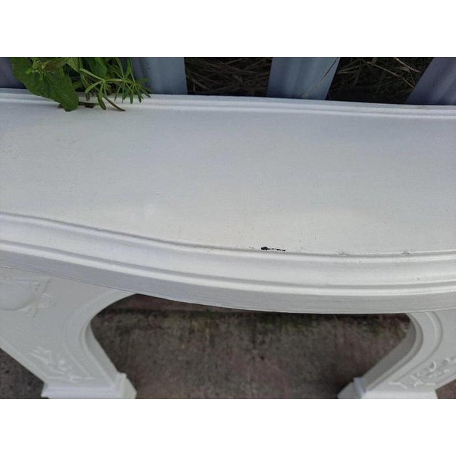Metal Victorian Arched Cast Iron Fireplace Surround For Sale - Image 7 of 17