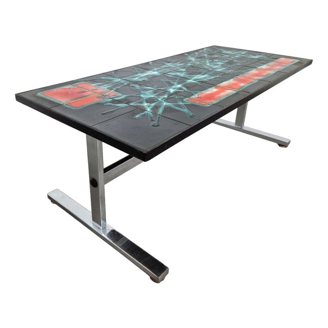 Tiled Coffee Table by J. Belarti, 1970s For Sale