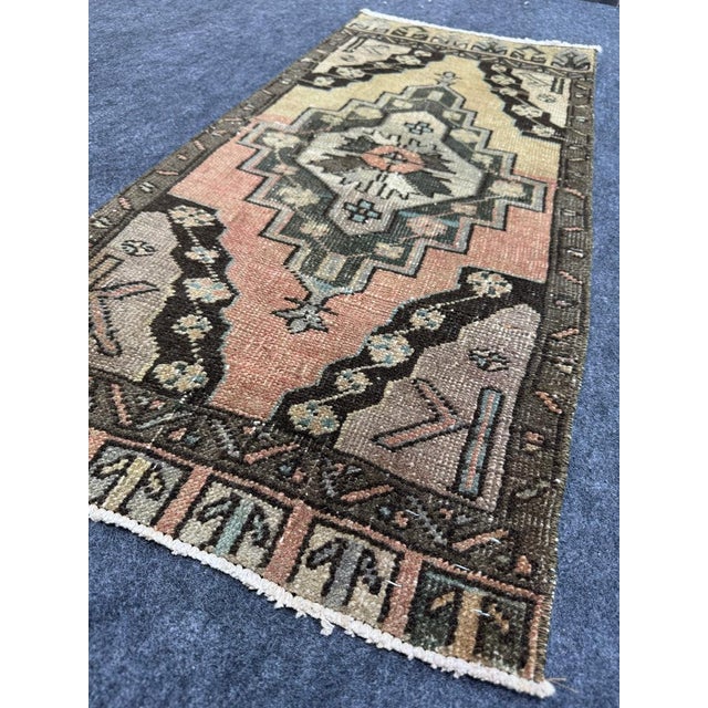 Early 21st Century Turkish Yastik Rug 1'8" x 3'7" For Sale - Image 5 of 5