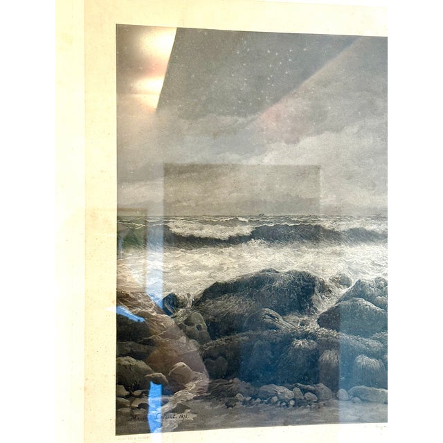 Goupil & Cie, La Roche aux Mouettes, 1879, Photogravure, Framed For Sale - Image 3 of 18