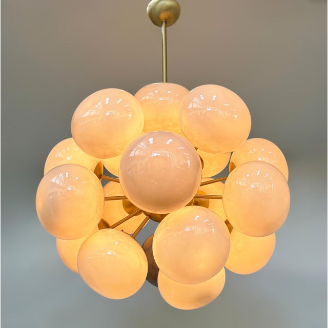 Gray 21st Century Ovale Pebble Sputnik Chandelier by Fabio LTD For Sale - Image 8 of 8