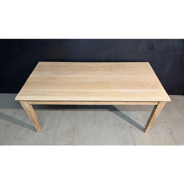 Vintage Kitchen Dining Table in Oak, 1925 For Sale - Image 6 of 15