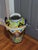 Tall Colorful Hand Painted Mexican Pottery Talavera Floor Vase Jug 19'' High For Sale - Image 9 of 10
