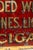 Early 20th Century Pre-Prohibition Fortune's Buffet R O G Mirror Sign For Sale - Image 12 of 12