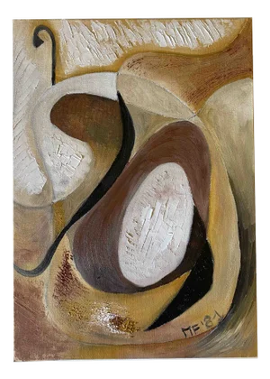 Ferdinando Meccani, Monocromia Sei, 1981, Oil on Canvas