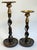 Maitland - Smith Pair of Late 20th C. Brass & Bronze Barley Twist Candle Holders Attributed to Maitland-Smith For Sale - Image 4 of 6