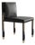 "Candice" Chair With Stainless Steel, Bronze Details and Woven Leather For Sale