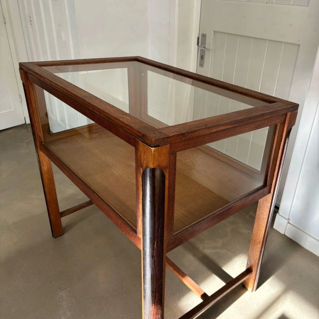 Large Vintage Art Deco Style Show Cabinet, 1930s For Sale - Image 4 of 11