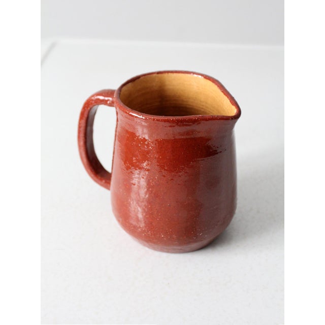Vintage Studio Pottery Pitcher For Sale - Image 11 of 12