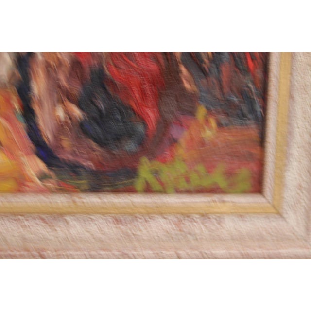 Frans Berg, Pine Forest, 1950s, Oil on Canvas, Framed For Sale - Image 9 of 18