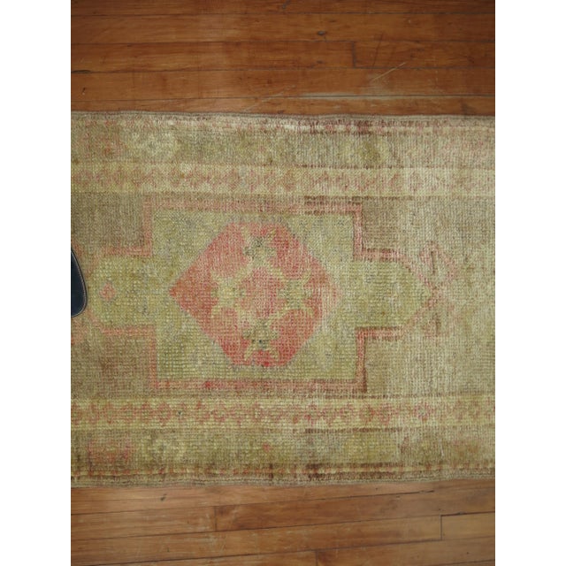Turkish Pale Turkish Vintage Long Runner For Sale - Image 3 of 7