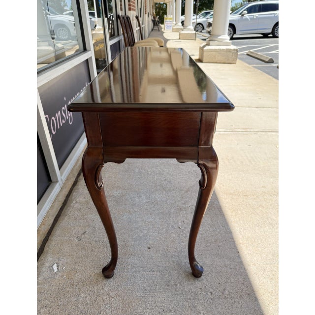 Brown Kincaid Cherry Sofa Table For Sale - Image 8 of 13