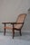 Lounge Chair with Cane Seat and Swing-Out Armrests, 1870s For Sale - Image 11 of 11
