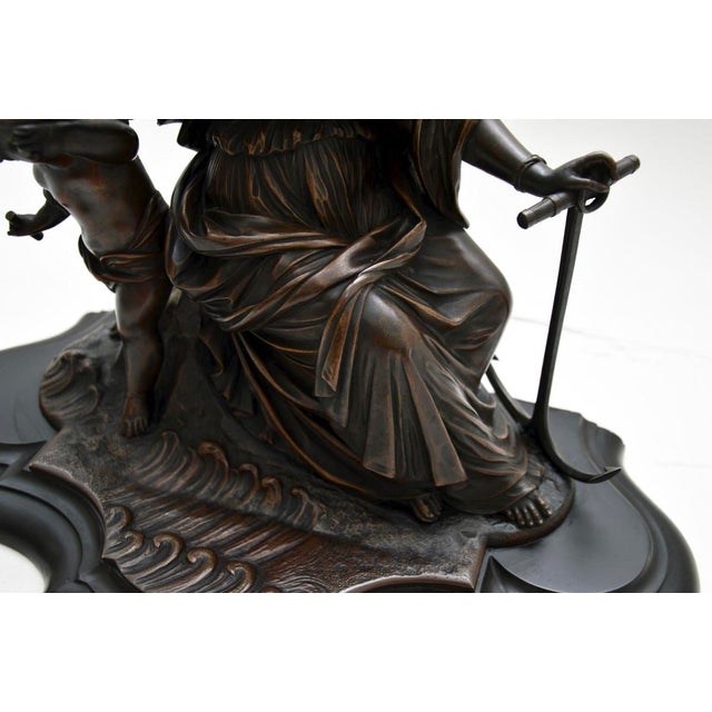 Metal French Artist, Female Sculpture, 1860, Bronze For Sale - Image 7 of 12