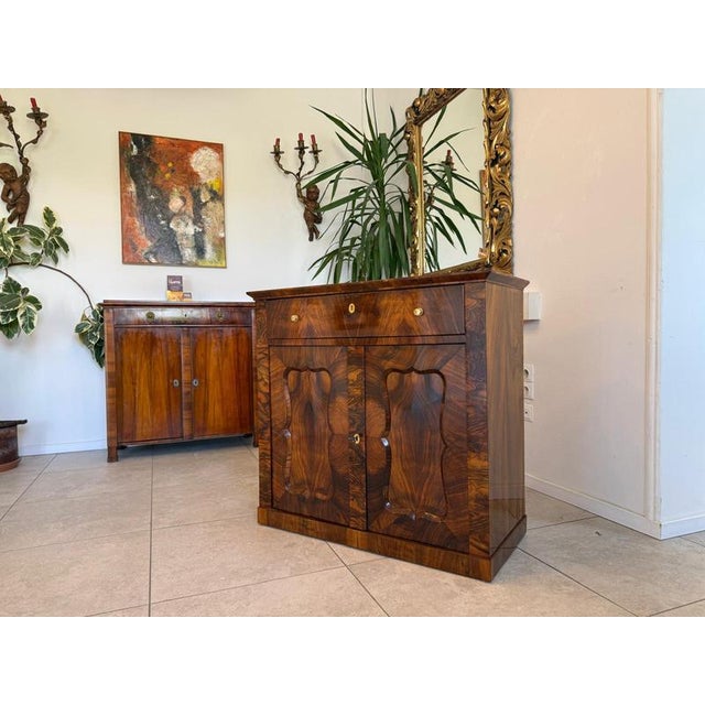 Biedermeier Buffet in Walnut For Sale - Image 16 of 16