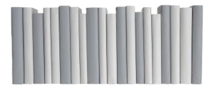Decorative Books - Marble Paper Wrapped Books - Grey Books By The Foot